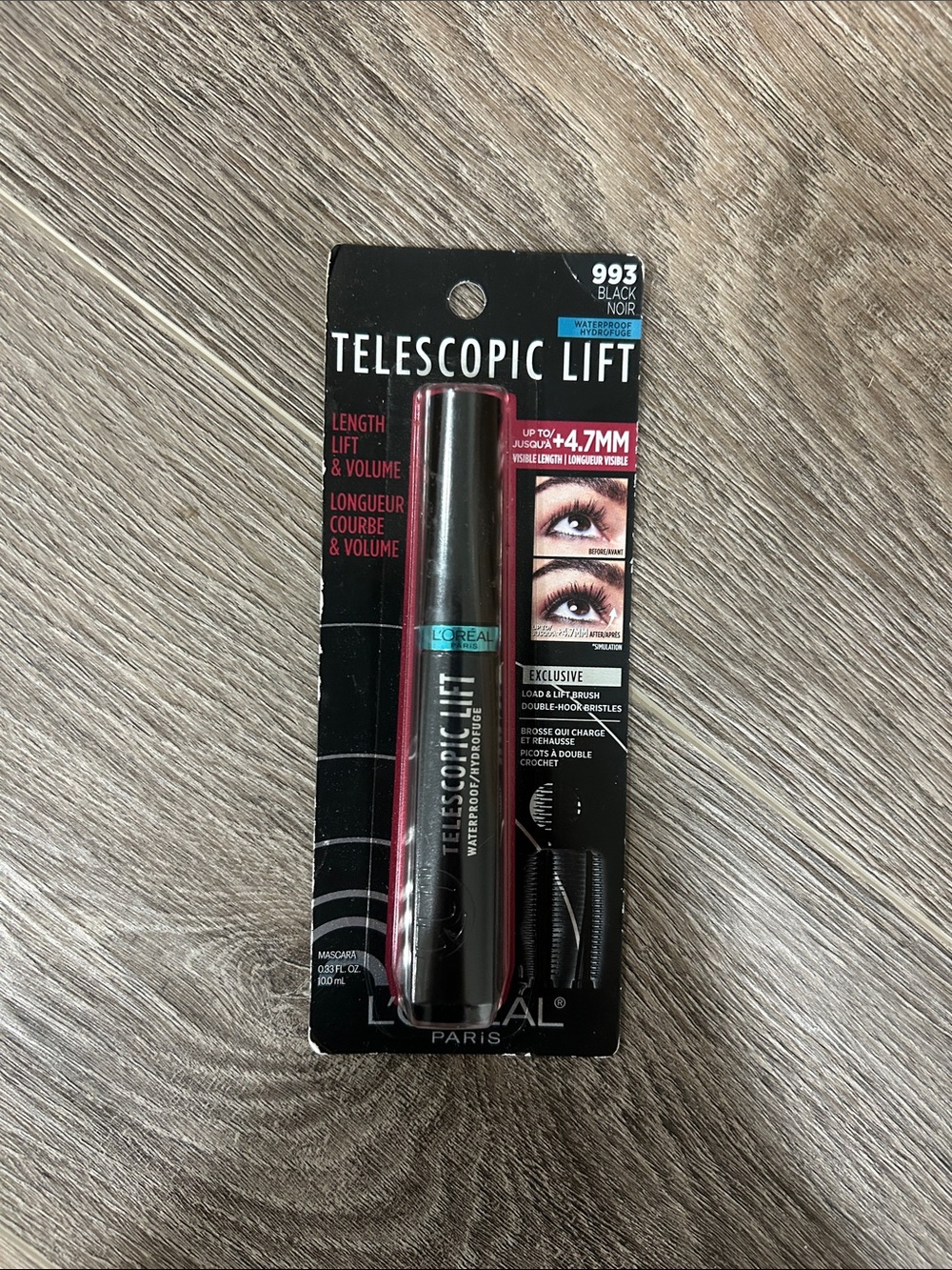 L'Oréal Telescopic Lift Waterproof Mascara #993 black 🌸 FIRM PRICE 🌸